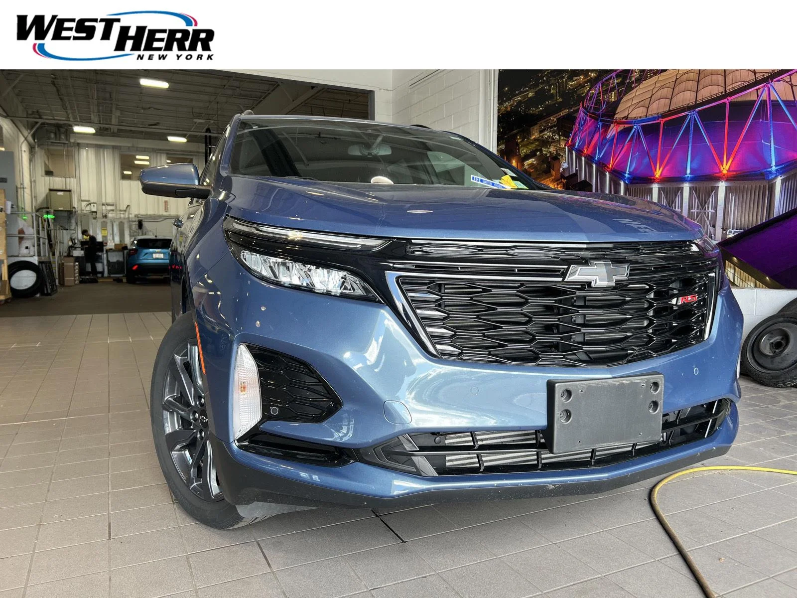 Used 2024 Lakeshore Blue Metallic Chevrolet RS image 1