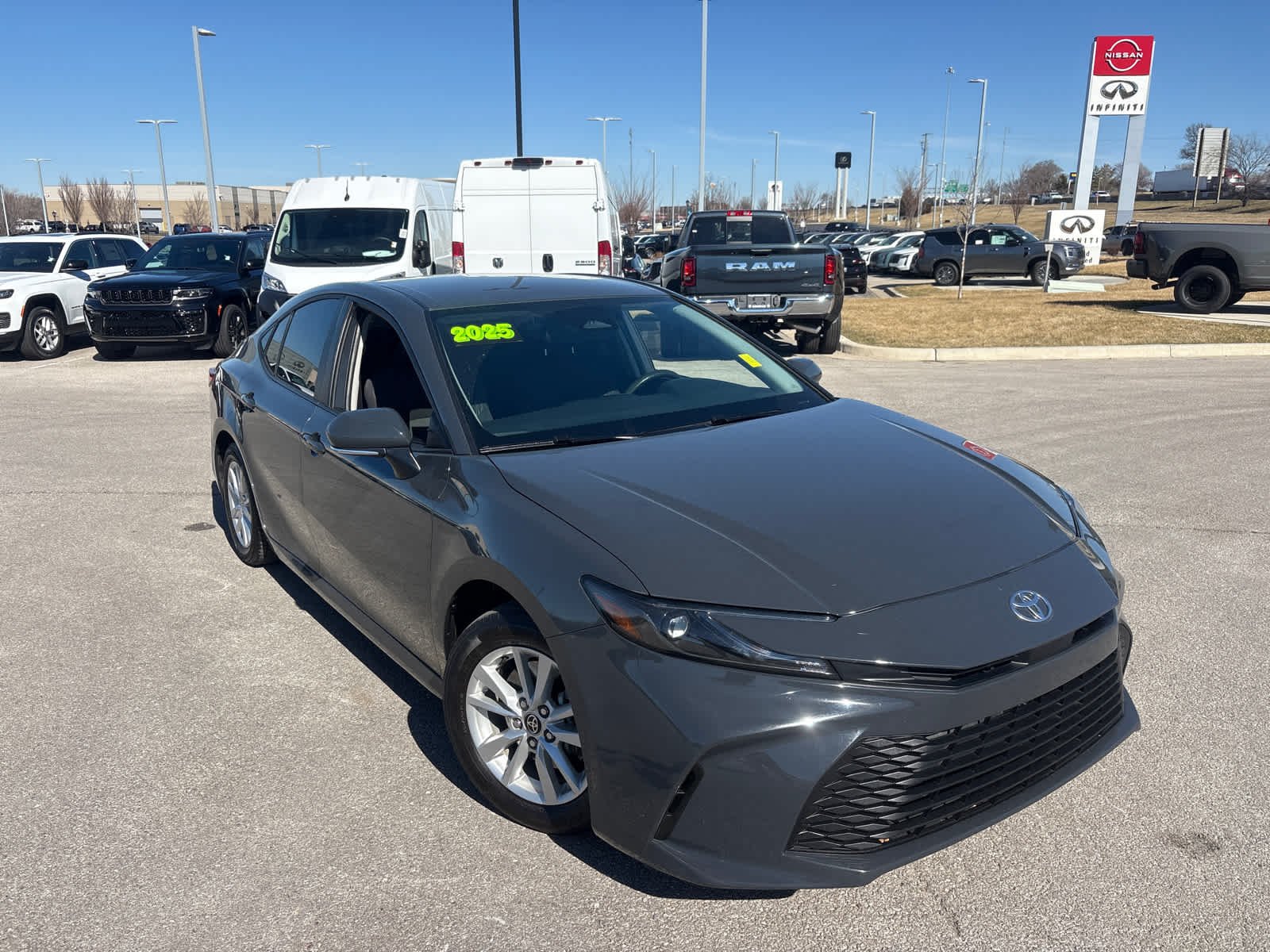 Used 2025 Toyota Camry LE with VIN 4T1DAACKXSU001715 for sale in Kansas City