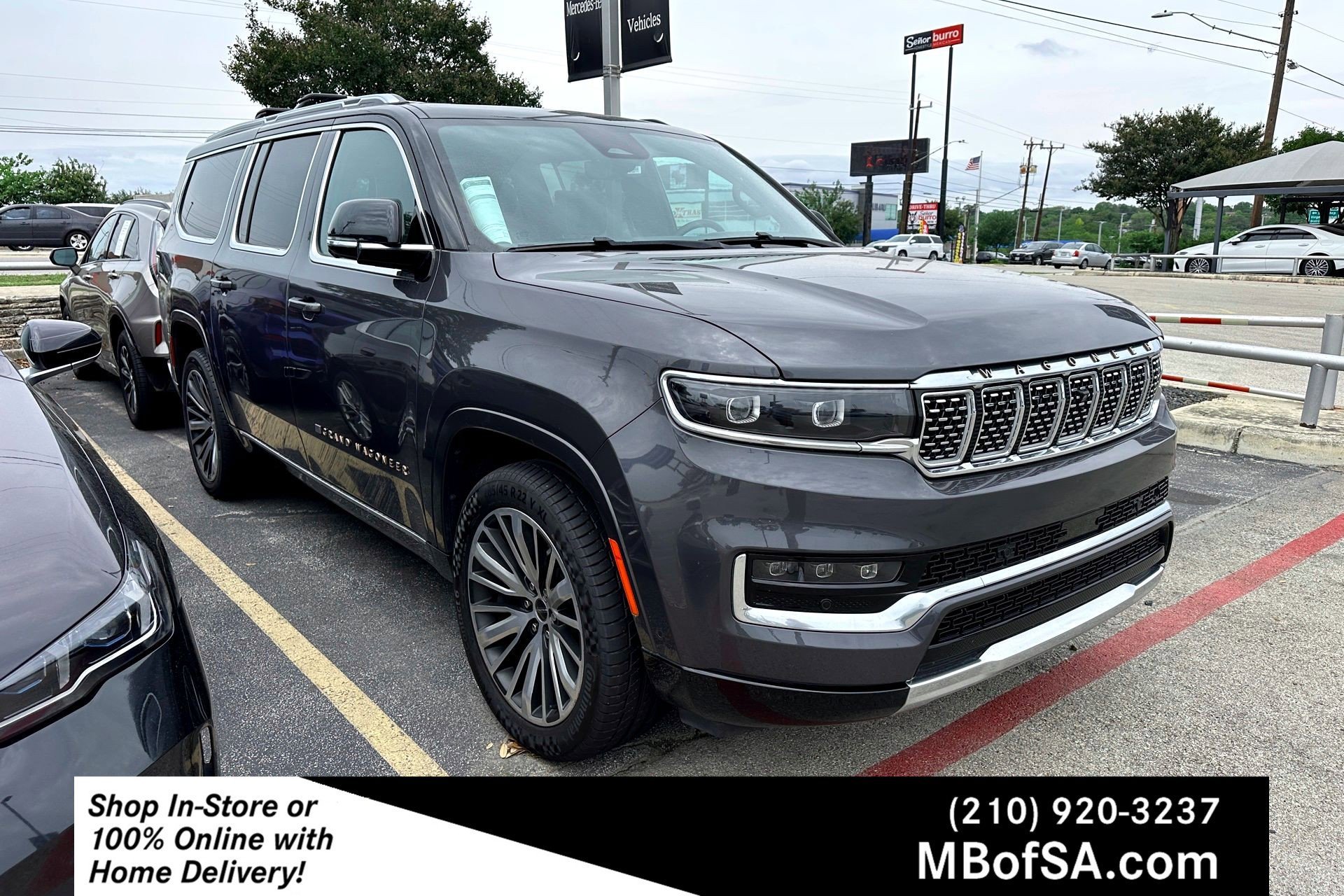 Used 2023 Baltic Gray Metallic Clearcoat Jeep Series III image 1
