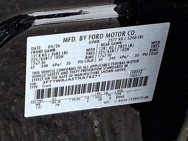 New 2026 Shadow Black Ford XLT image 14