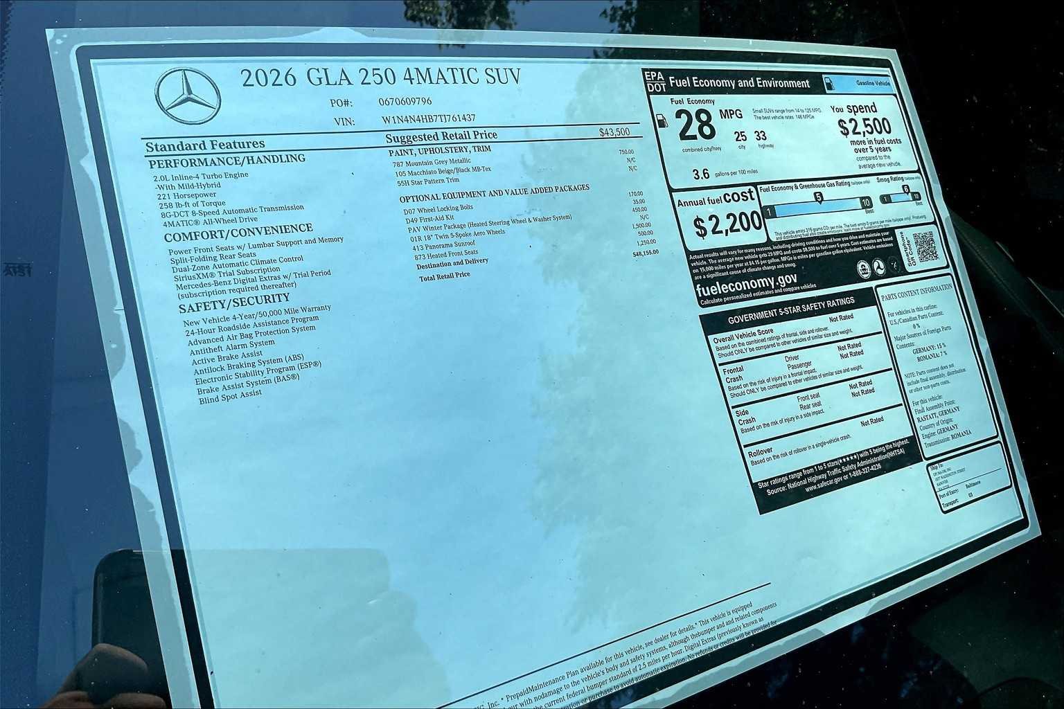 2026 Mercedes-Benz GLA GLA 250 - Photo 17