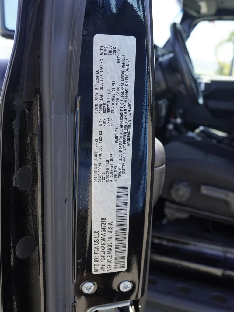Certified Used 2021 Black Jeep Sport S image 34