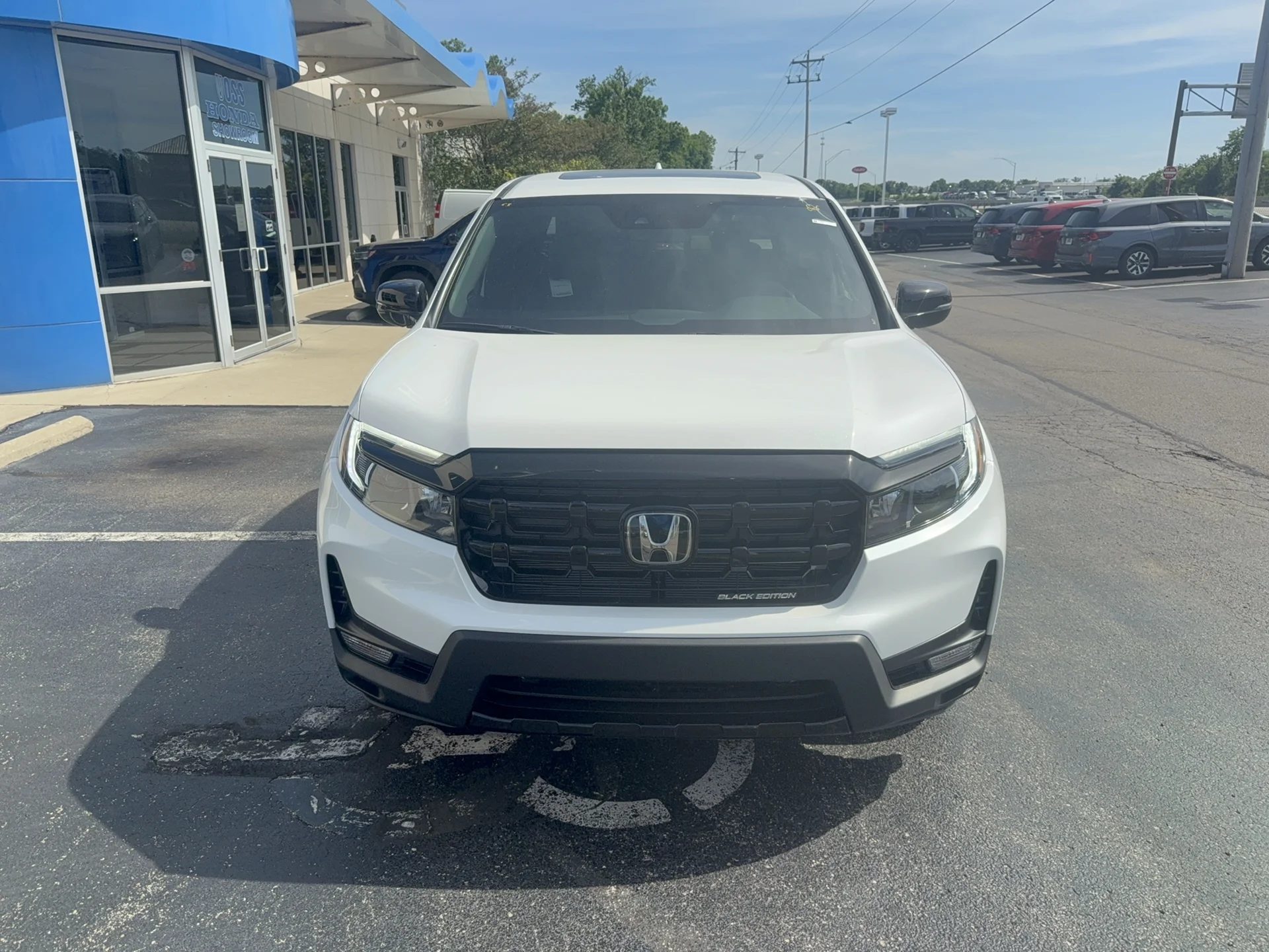 New 2026 Platinum White Pearl Honda Black Edition image 2