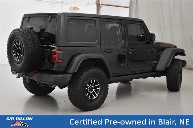 Used 2025 Black Clearcoat Jeep Rubicon image 12