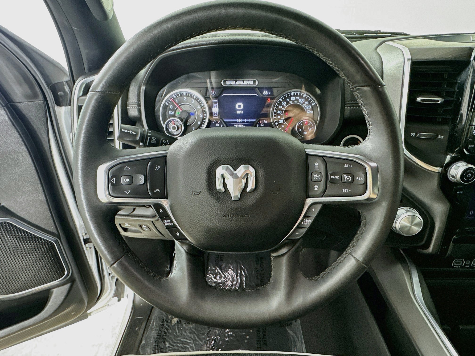 Used 2025 Bright White Clearcoat Ram Laramie image 11