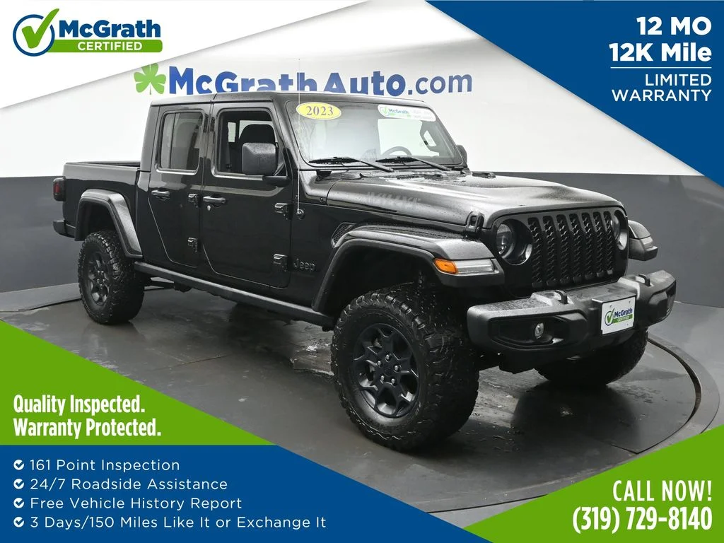 Certified Used 2023 Black Jeep Willys image 1