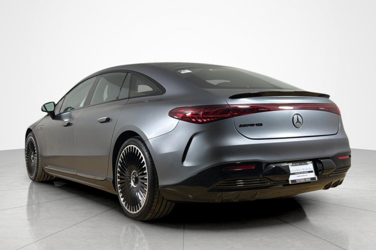 Certified Used 2024 MANUFAKTUR Selenite Grey Magno Mercedes-Benz AMG® EQS image 3