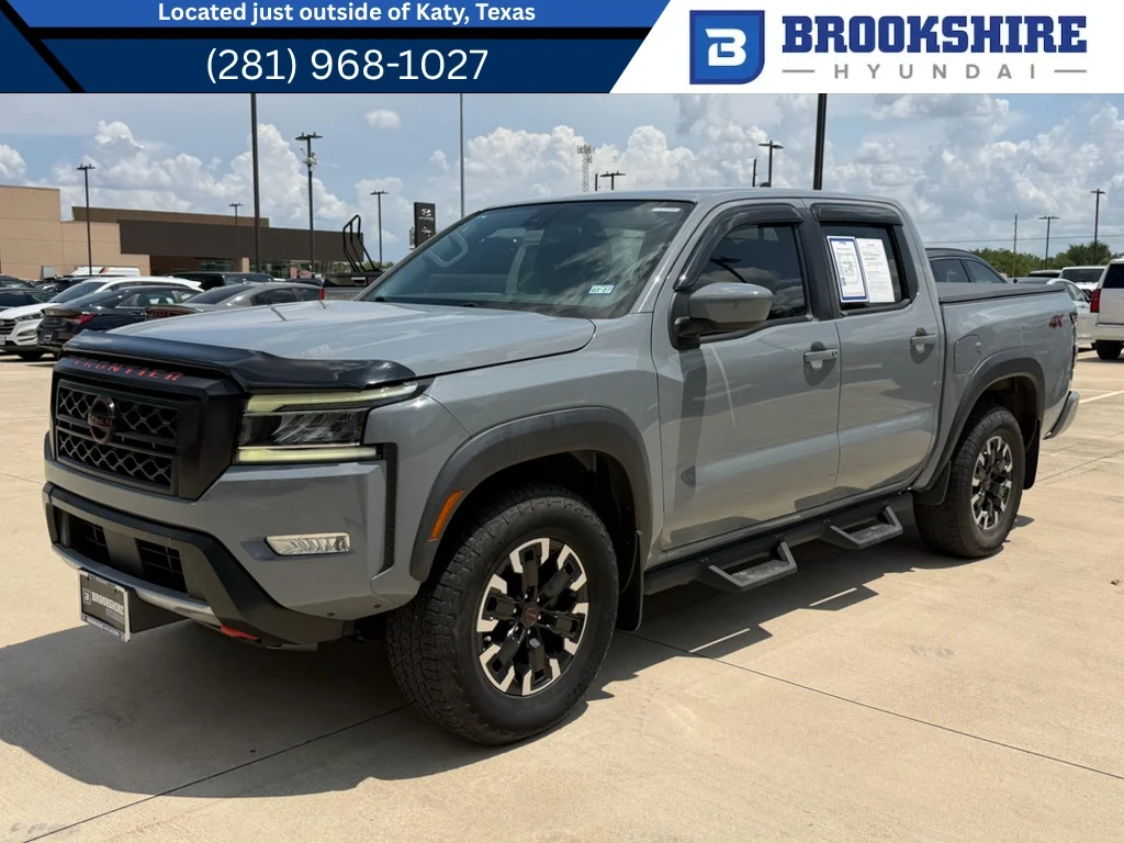 Used 2023 Boulder Gray Pearl Nissan PRO-4X image 1