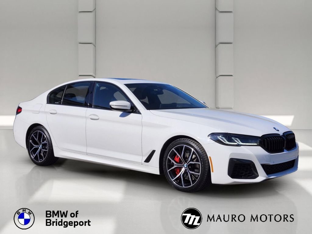 Certified Used 2023 White BMW 540i xDrive image 1