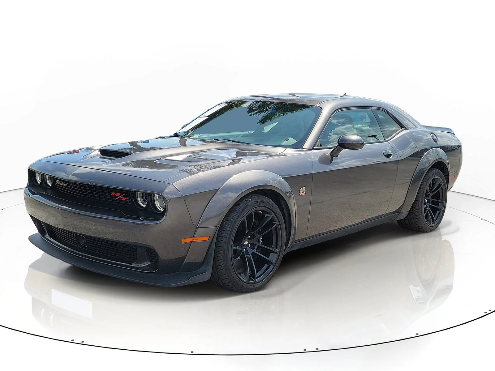 Used 2021 Granite Pearlcoat Dodge R/T Scat Pack Widebody image 3