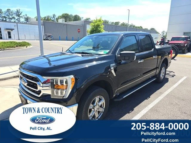 Used 2021 Agate Black Metallic Ford XLT image 31