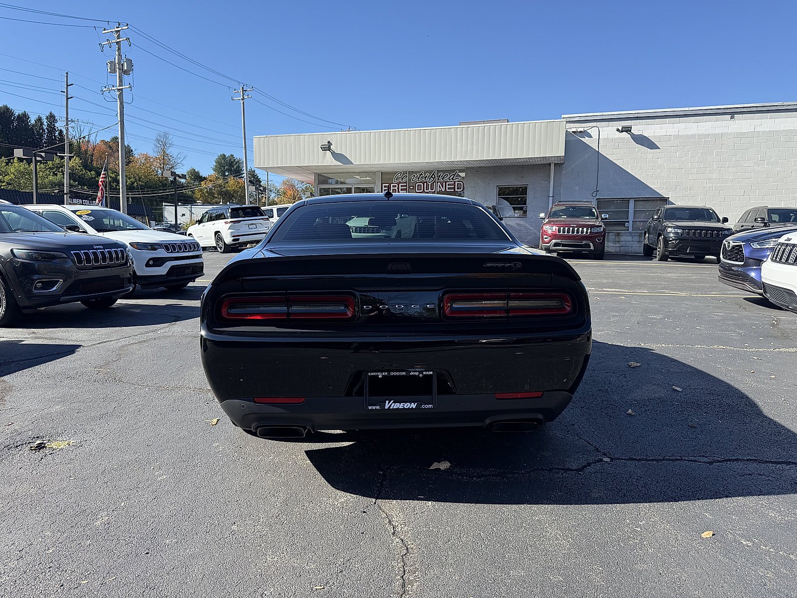 Used 2023 Pitch Black Clearcoat Dodge SRT Hellcat Jailbreak image 5