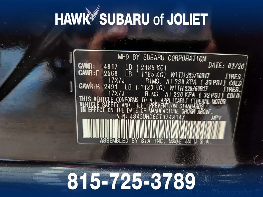 Used 2026 Crystal Black Silica Subaru Premium image 24