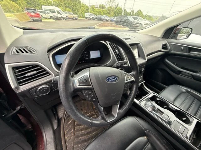 Used 2019 Burgundy Velvet Metallic Tinted Clearcoat Ford SEL image 7