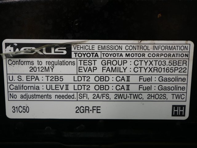 Used 2012 Obsidian Lexus w/ Premium Pkg & Comfort Pkg image 30