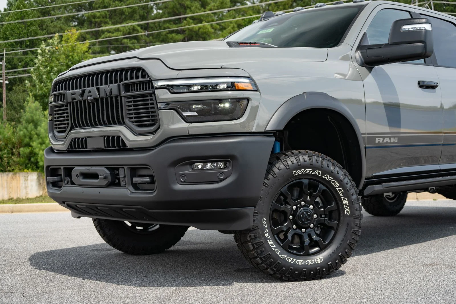 New 2026 Ceramic Gray Clear-Coat Exterior Paint RAM Power Wagon image 6
