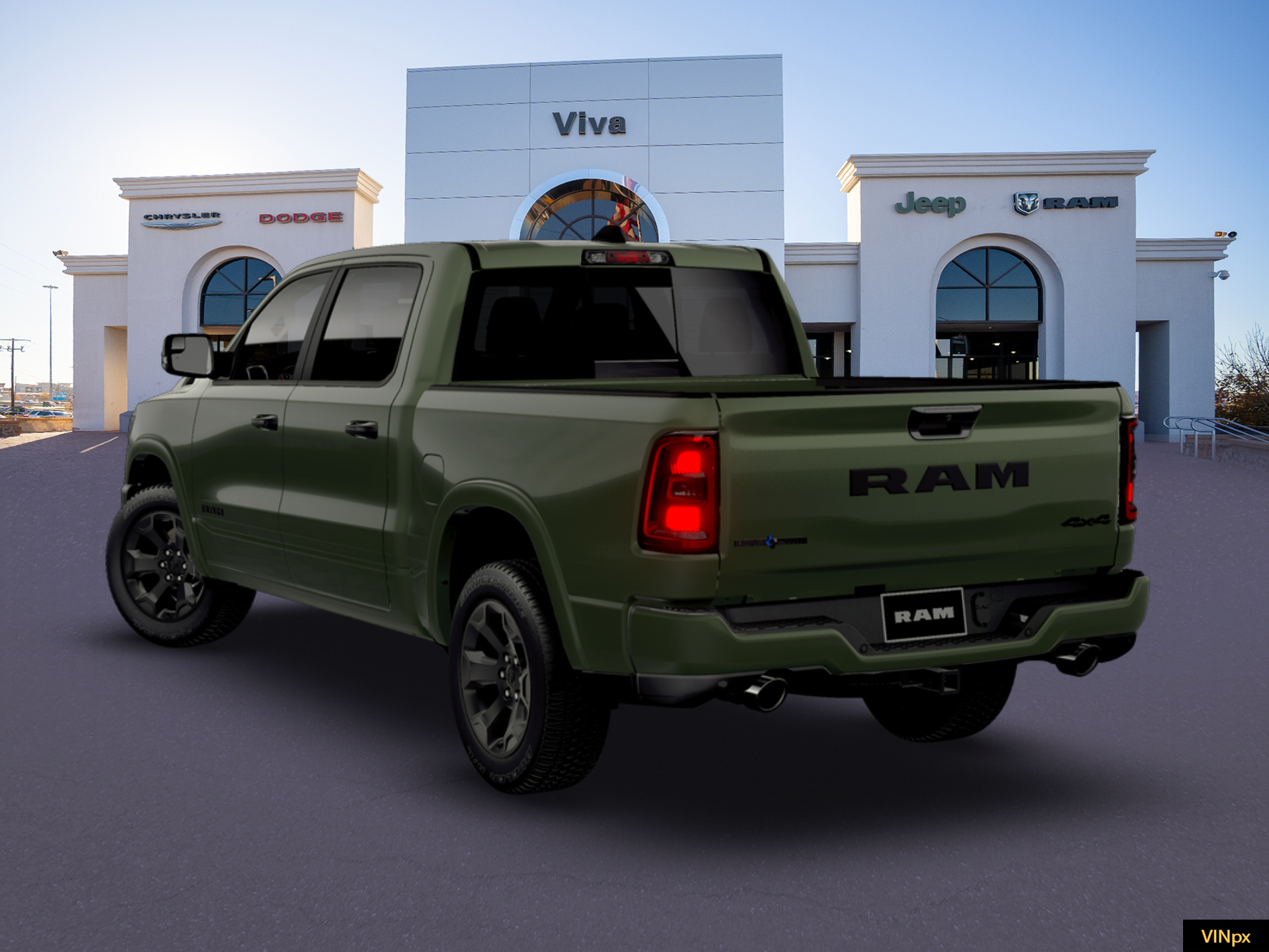 New 2026 Serrano Green Metallic RAM Big Horn/Lone Star image 5