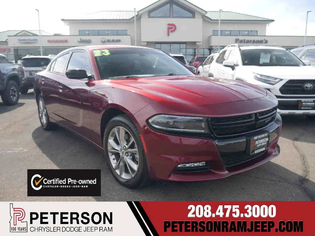 Certified Used 2023 Red Dodge SXT image 1