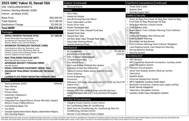 Used 2025 Silver GMC Denali image 3