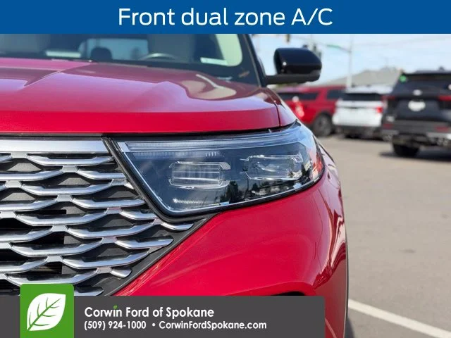 Certified Used 2022 Rapid Red Metallic Tinted Clearcoat Ford Platinum image 9