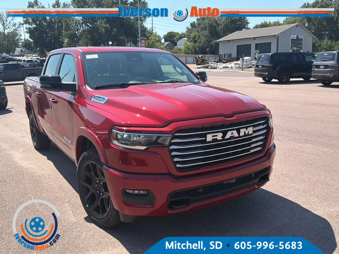 New 2027 Molten Red Pearlcoat Ram Laramie image 3