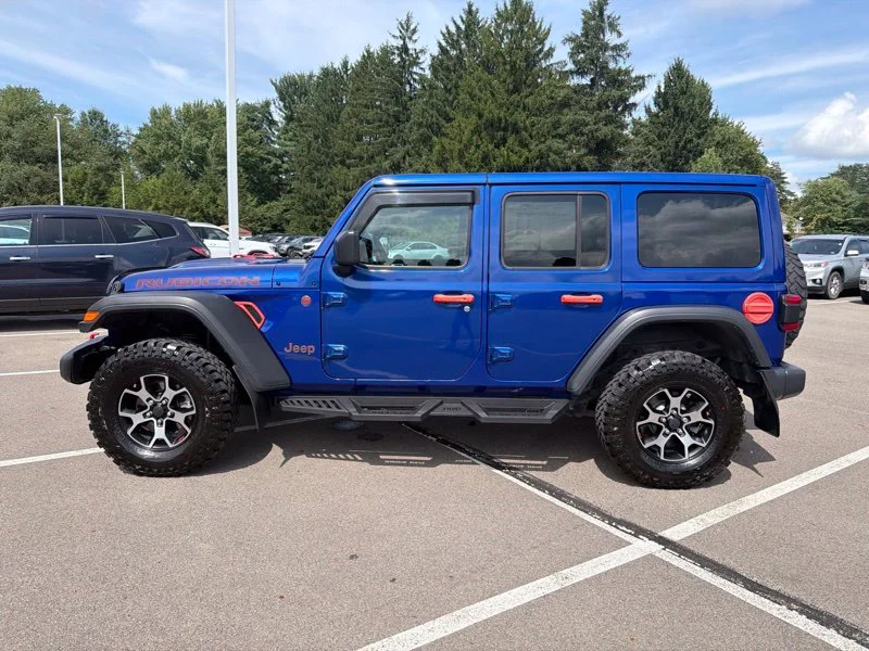 Used 2020 Blue Jeep Unlimited Rubicon image 6