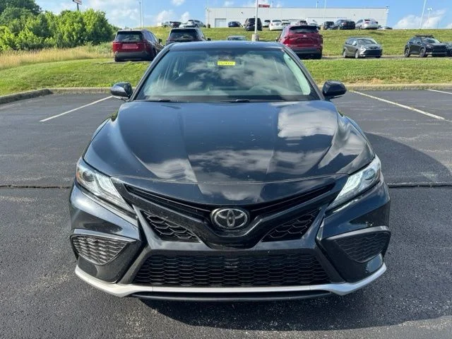 Used 2022 Midnight Black Metallic Toyota XSE image 8