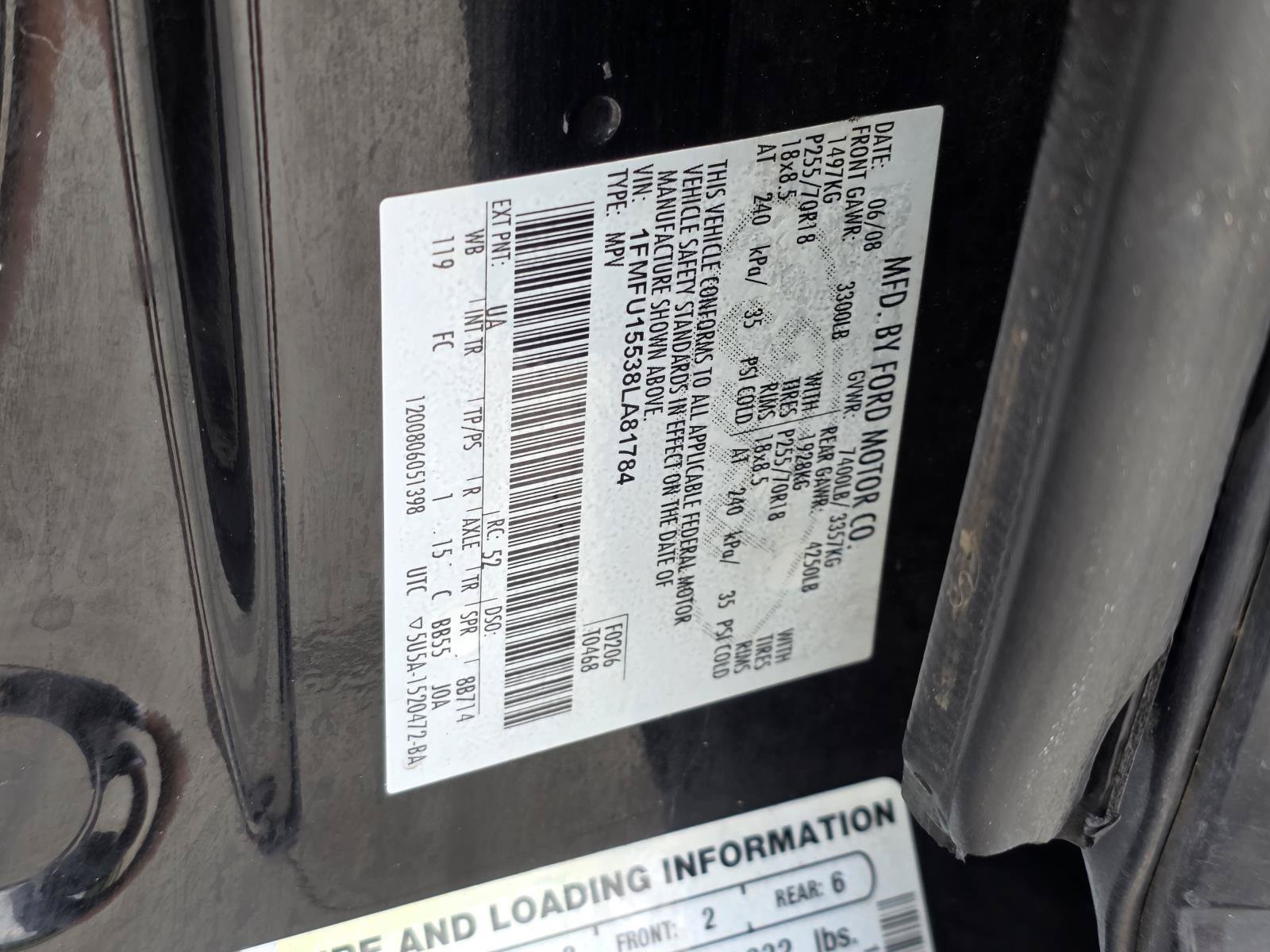 Used 2008 Black Clearcoat Ford SSV image 15