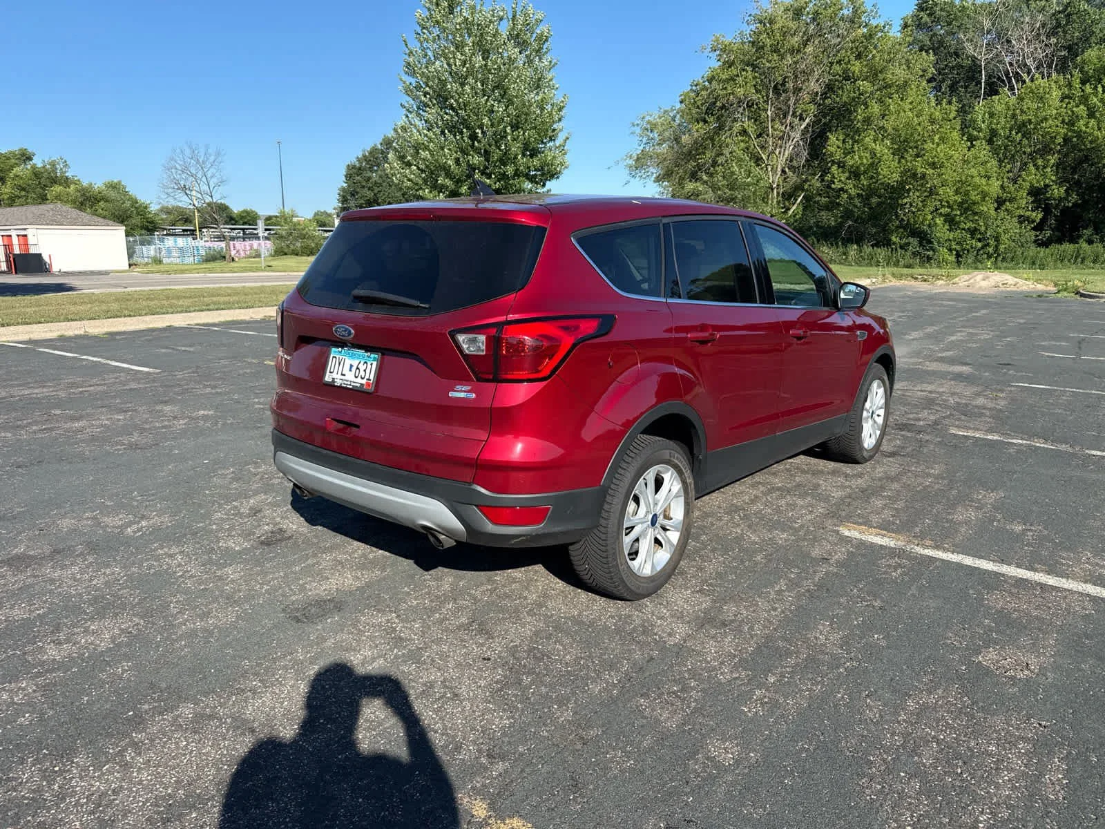 Used 2019 Ruby Red Metallic Tinted Clearcoat Ford SE image 10