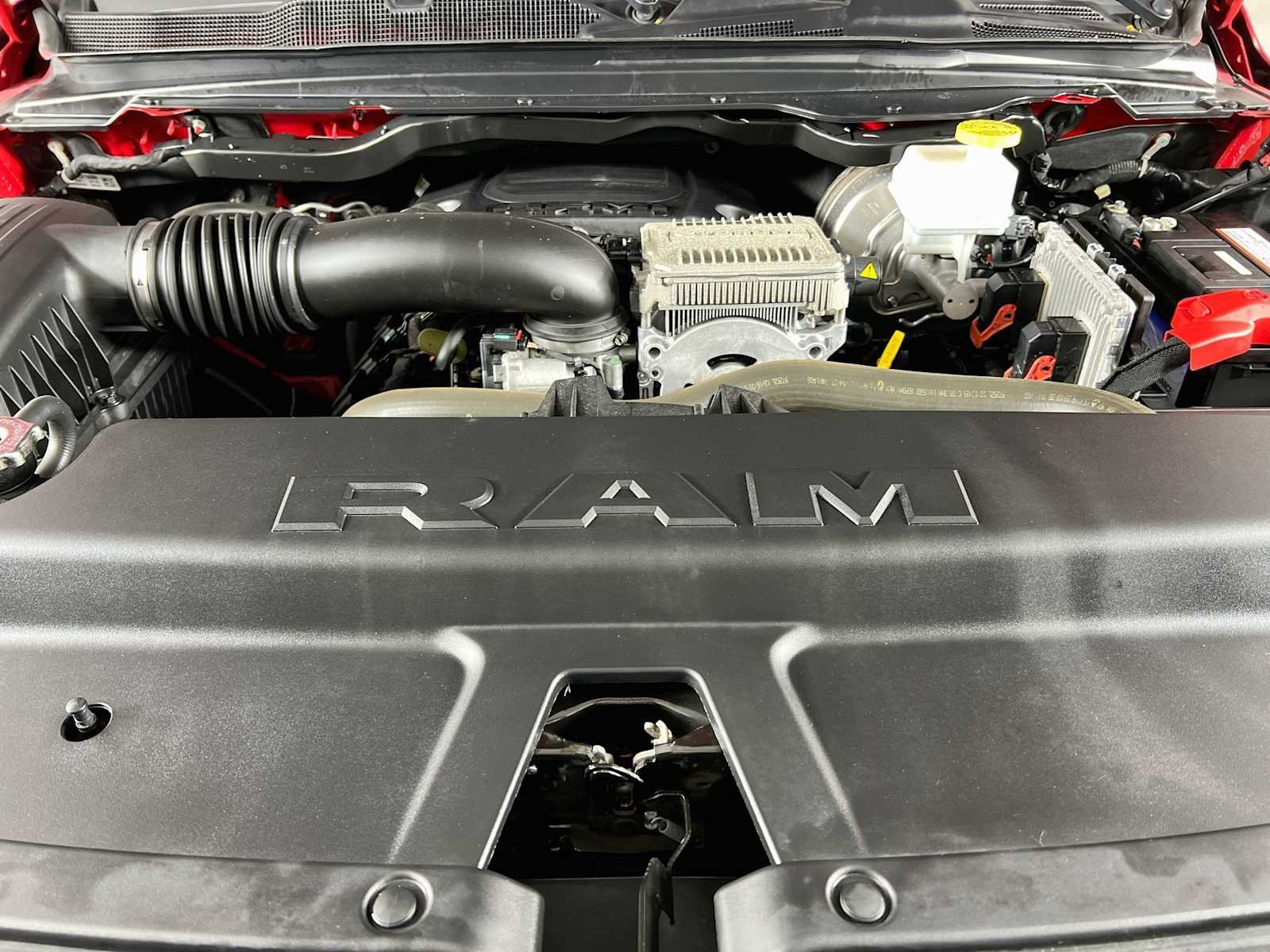 Used 2022 Flame Red Clearcoat Ram Laramie image 31