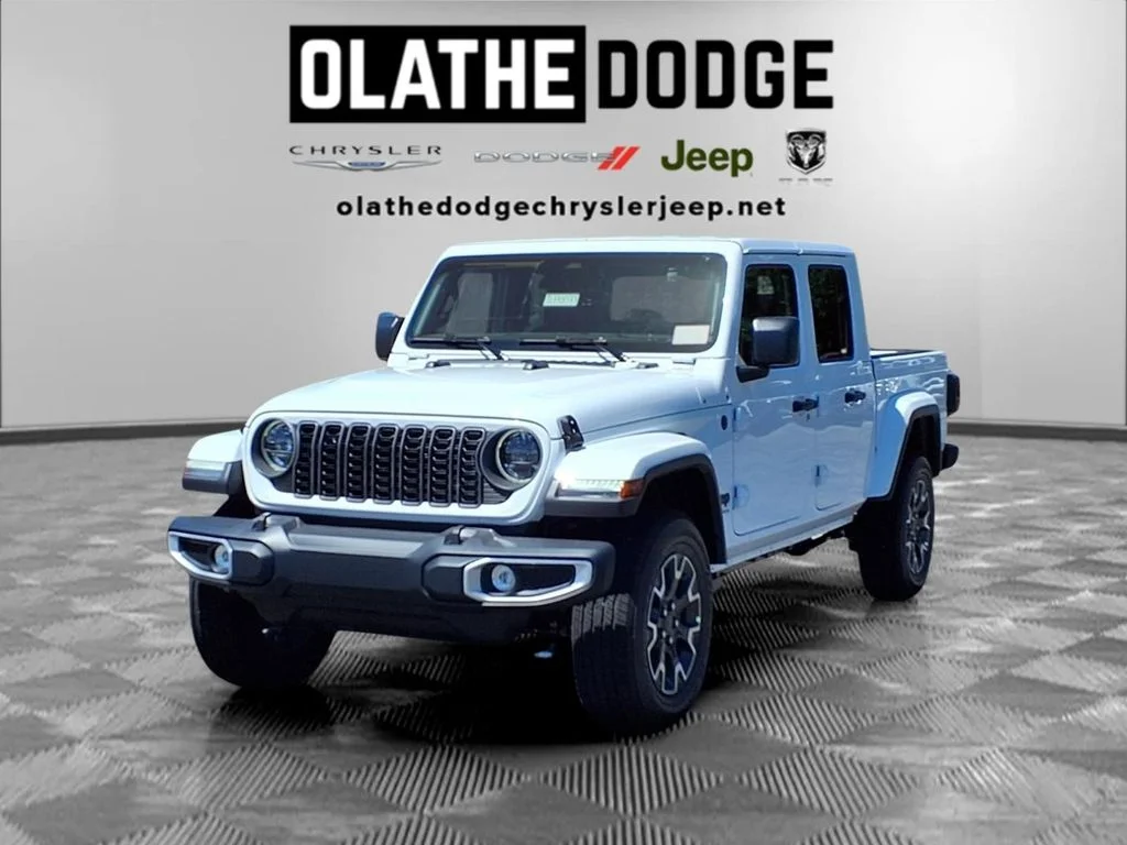 New 2026 Bright White Clear-Coat Exterior Paint Jeep Sahara image 1
