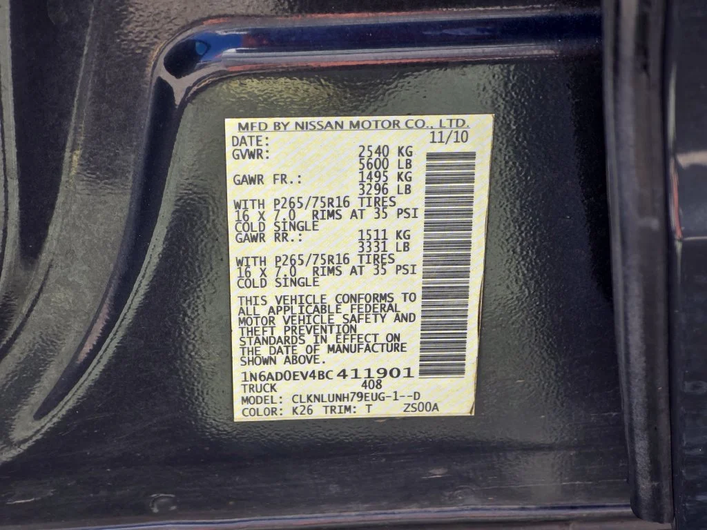 Used 2011 Black Nissan PRO-4X image 52