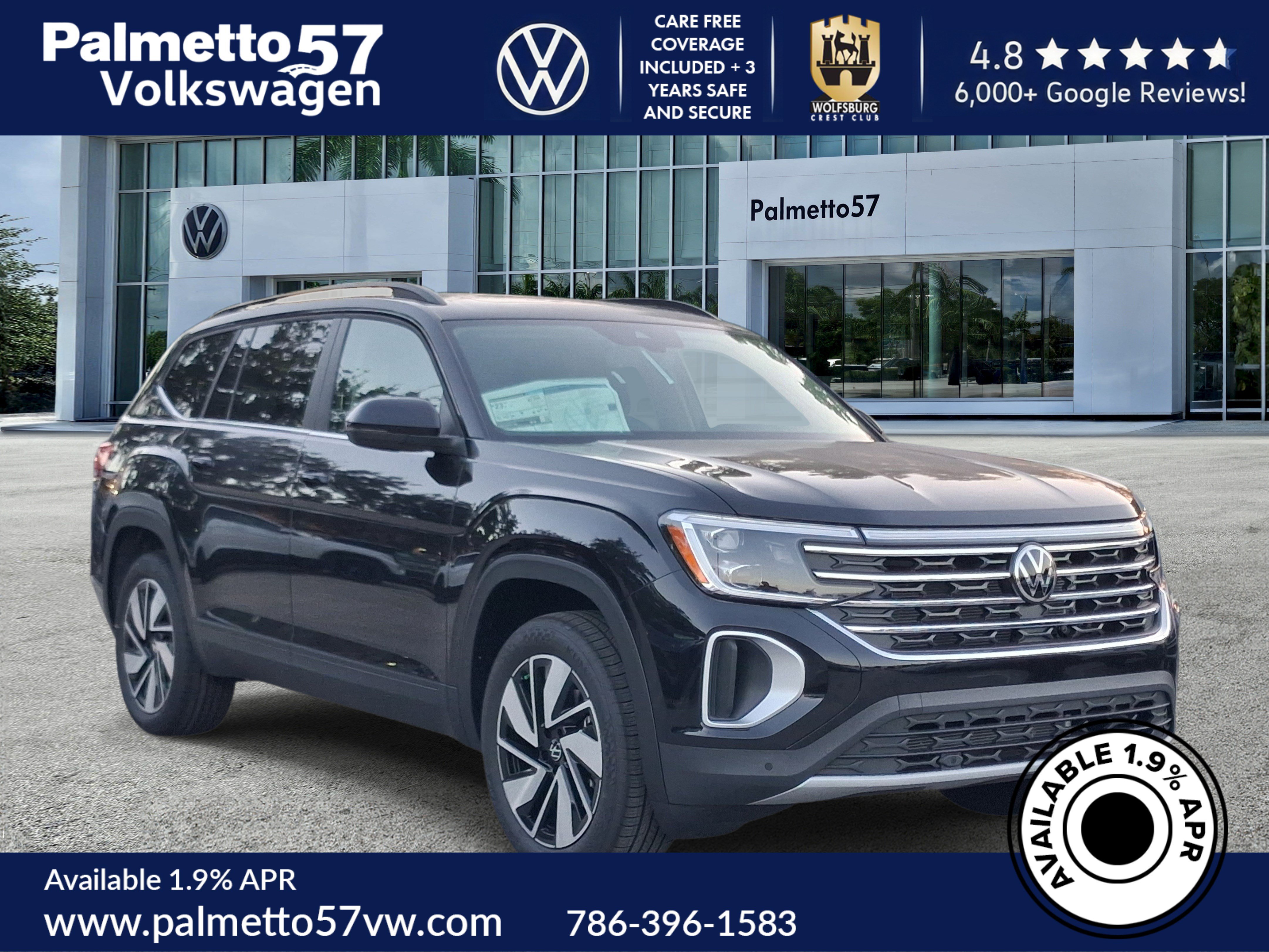 New 2026 Black Volkswagen 2.0T SE w/Technology image 1