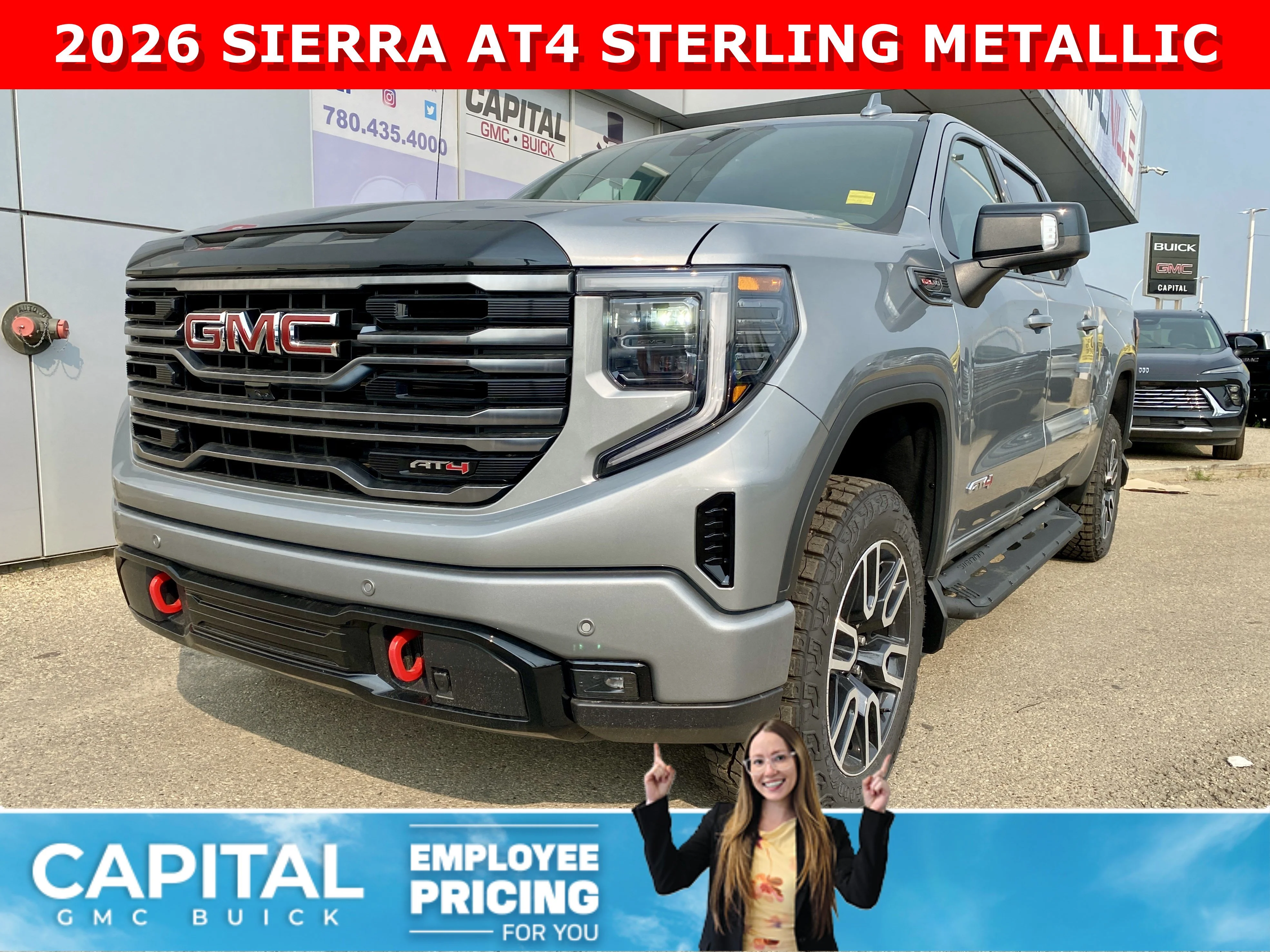 New 2026 STERLING METALLIC GMC AT4 image 1