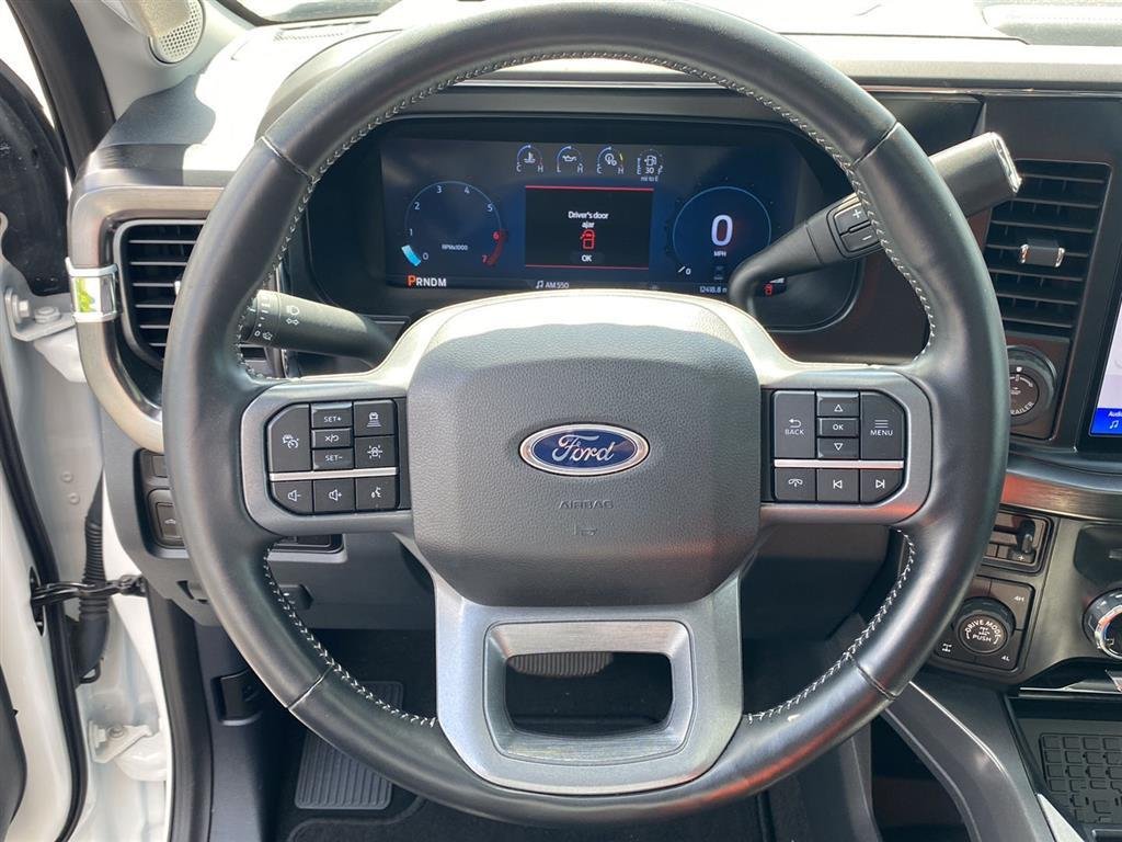 Used 2024 Star White Metallic Tri-Coat Ford LARIAT image 13