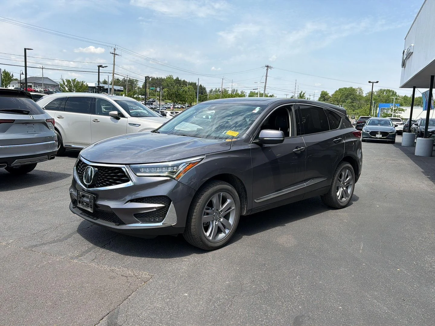 Used 2019 Modern Steel Metallic Acura SH-AWD w/Advance image 3