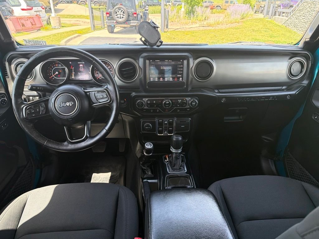Used 2020 Teal Jeep Unlimited Sport S image 14