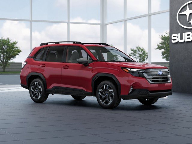 New 2026 CRIMSON RED PEARL Subaru Premium Hybrid image 1