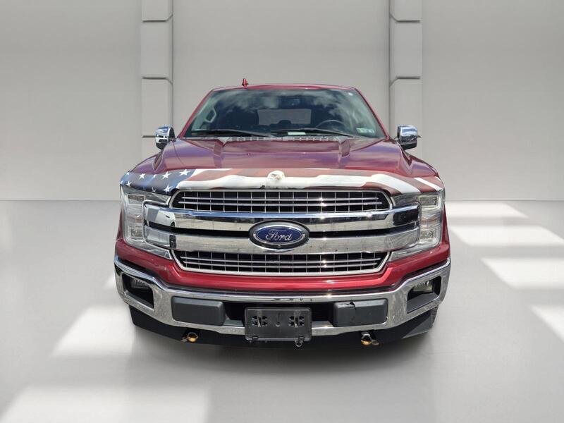 Certified Used 2018 Ruby Red Metallic FORD LARIAT image 2