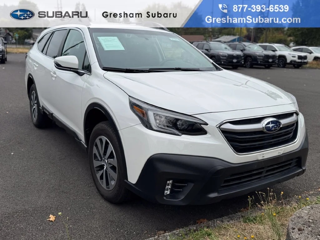 Used 2022 White Subaru Premium image 1