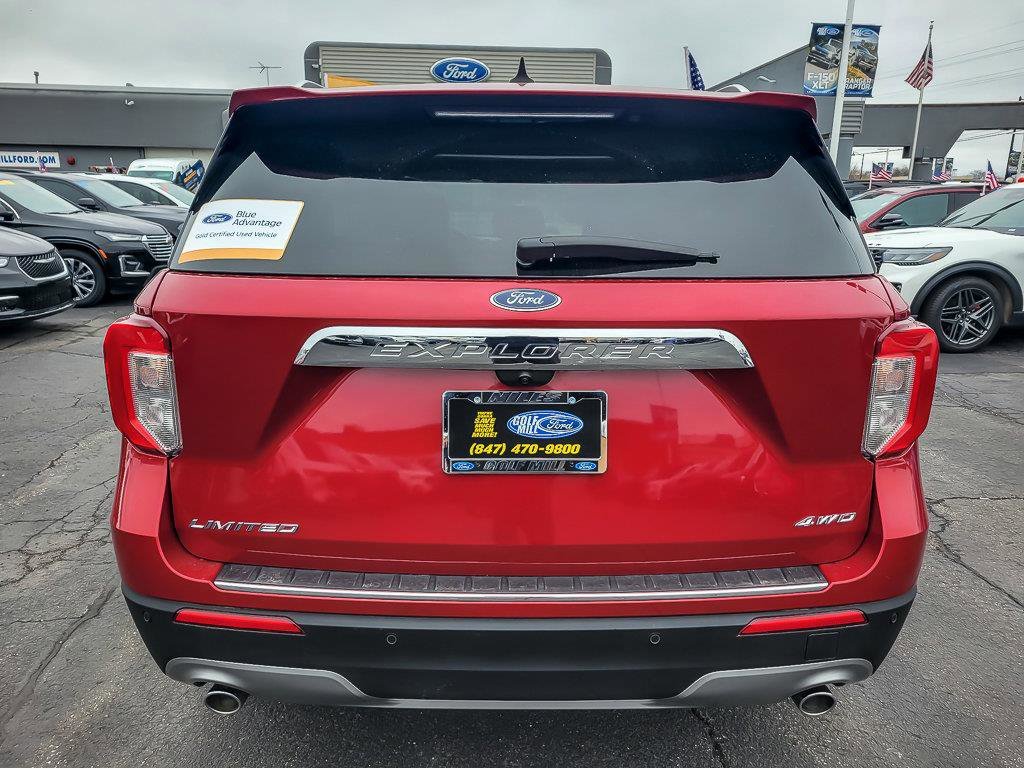 Used 2024 Rapid Red Metallic Tinted Clearcoat Ford Limited image 8