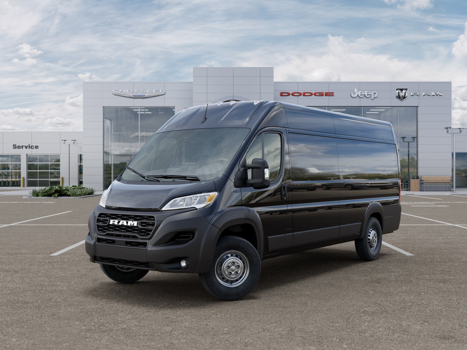 New 2026 Black Clear-Coat Exterior Paint RAM High Roof image 1