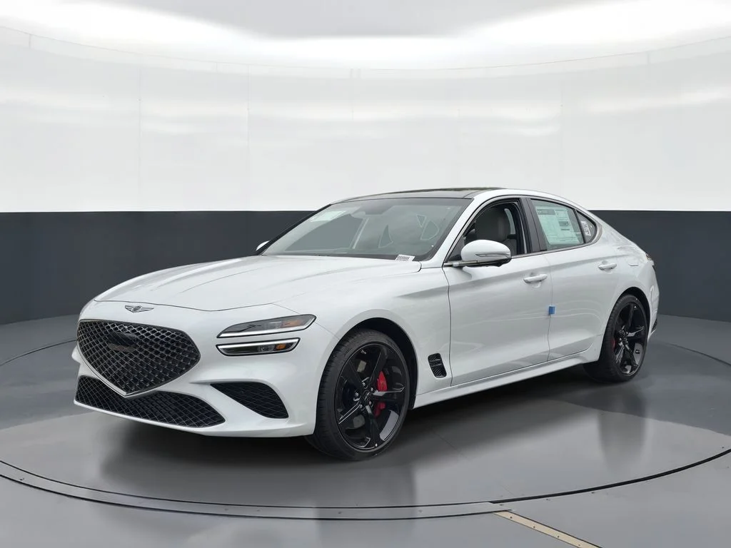 New 2026 White Genesis 3.3T Sport Prestige image 1