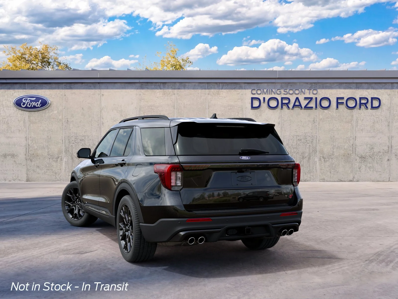 New 2027 Agate Black Metallic Ford ST image 3