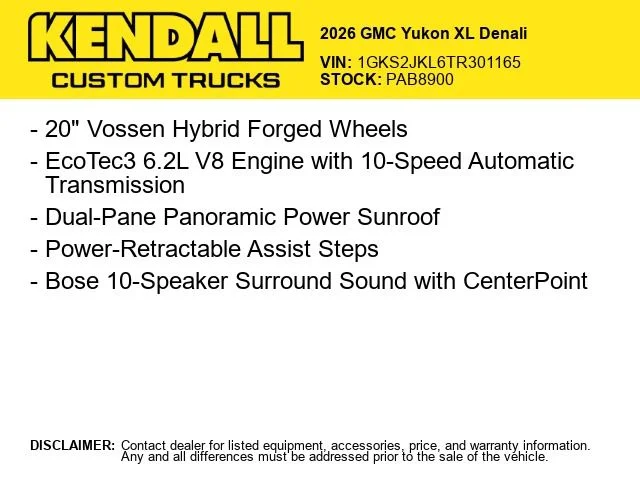 Used 2026 Black GMC Denali image 2