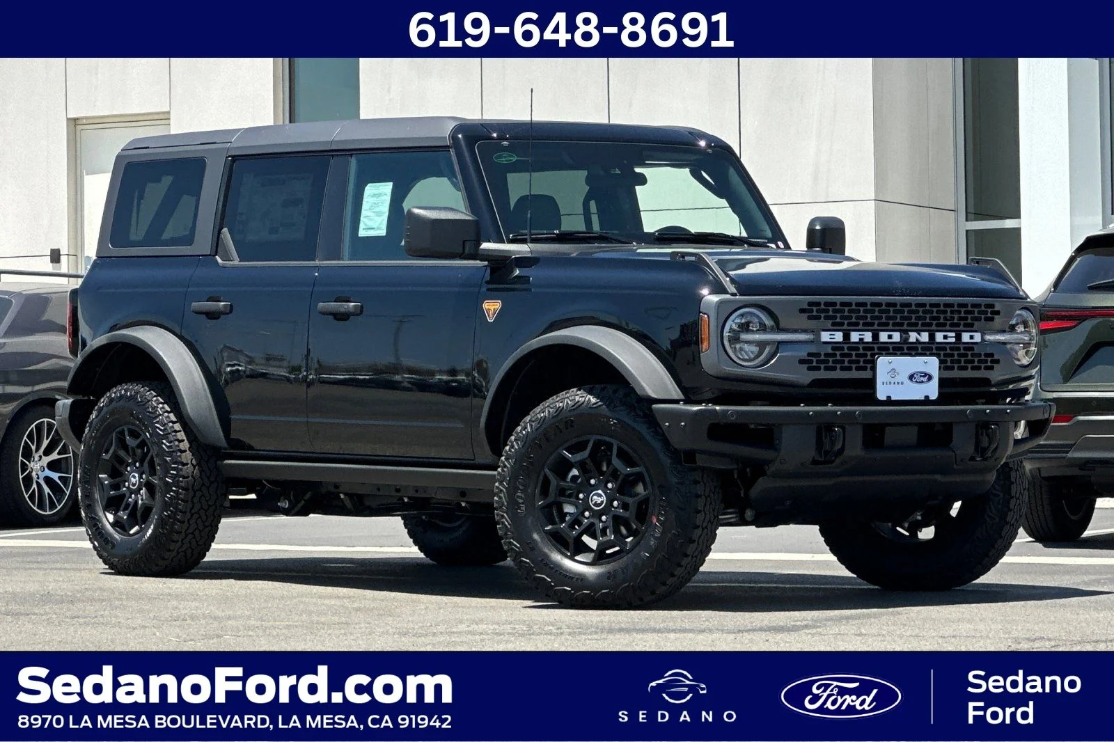 New 2026 Shadow Black Ford Badlands® image 1