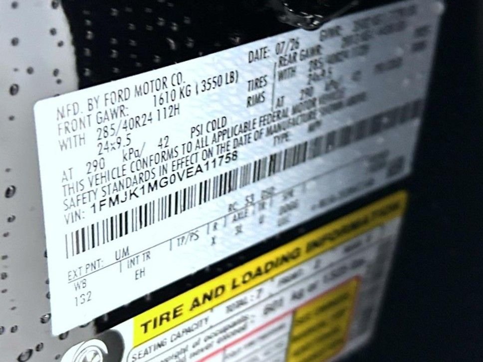 New 2027 Agate Black Metallic Ford Platinum image 29