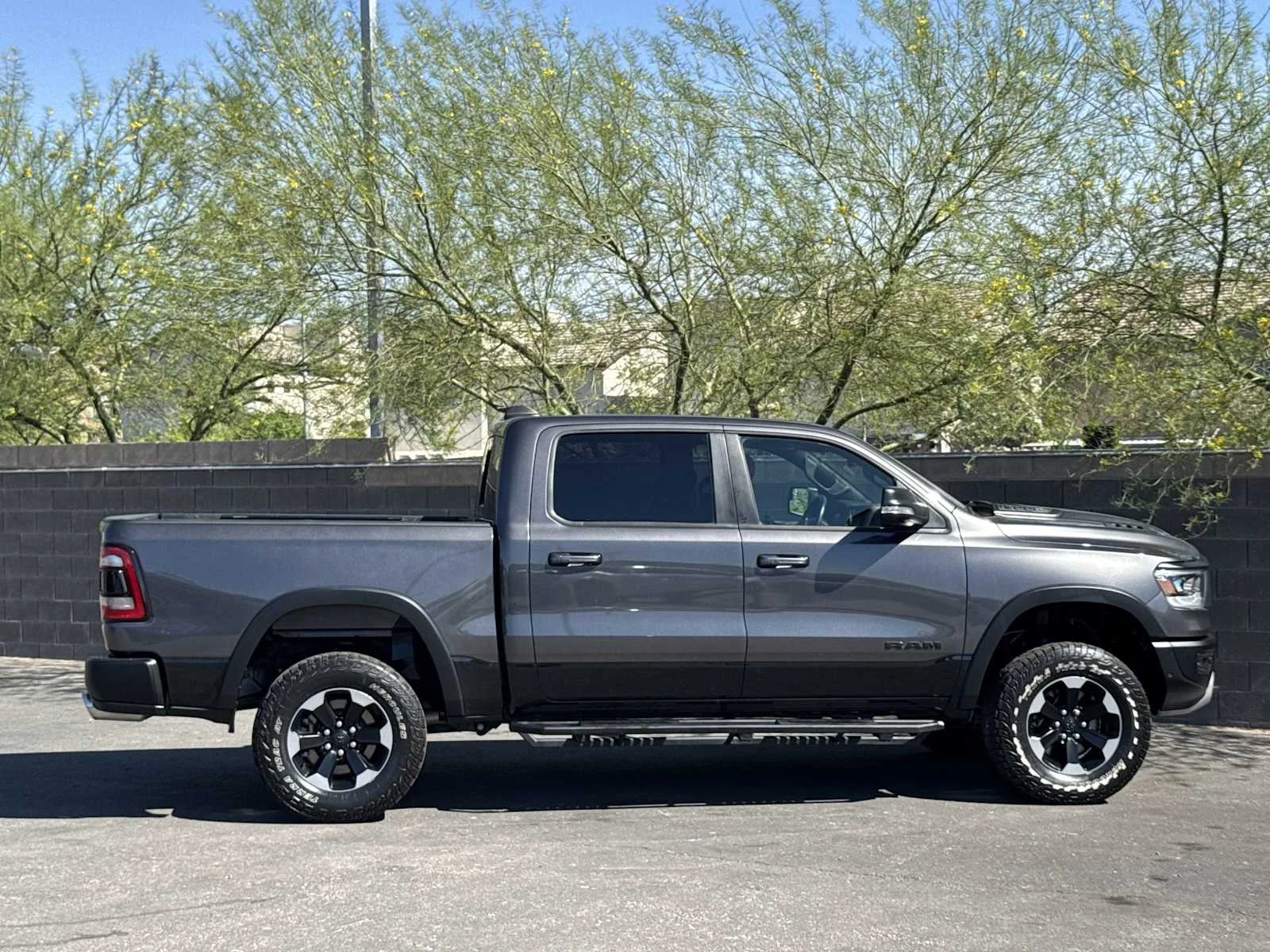 Used 2019 Granite Crystal Metallic Clearcoat Ram Rebel image 9