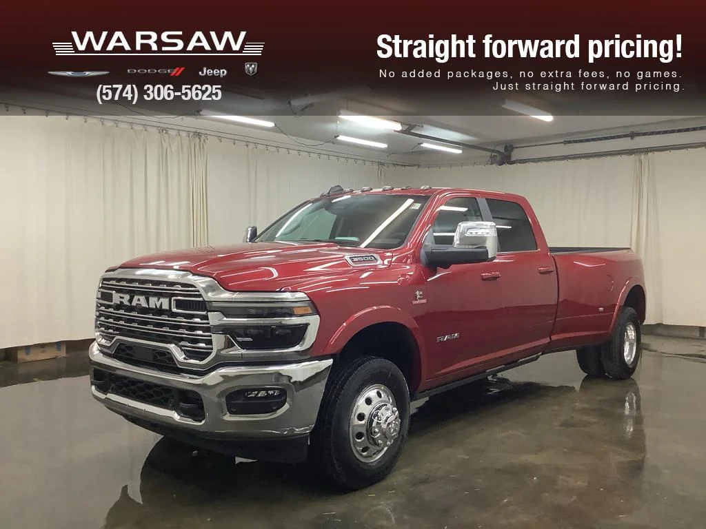 New 2026 Molten Red Pearl-Coat Exterior Paint RAM Longhorn image 1