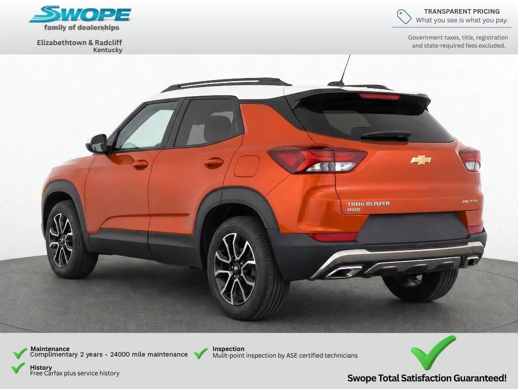 Used 2023 VIVID ORANGE METALLIC Chevrolet ACTIV image 3